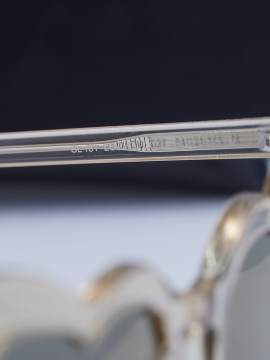 Saint Laurent SL181 LOU LOU 027 Heart Sunglasses - Transparent Nude / Copper